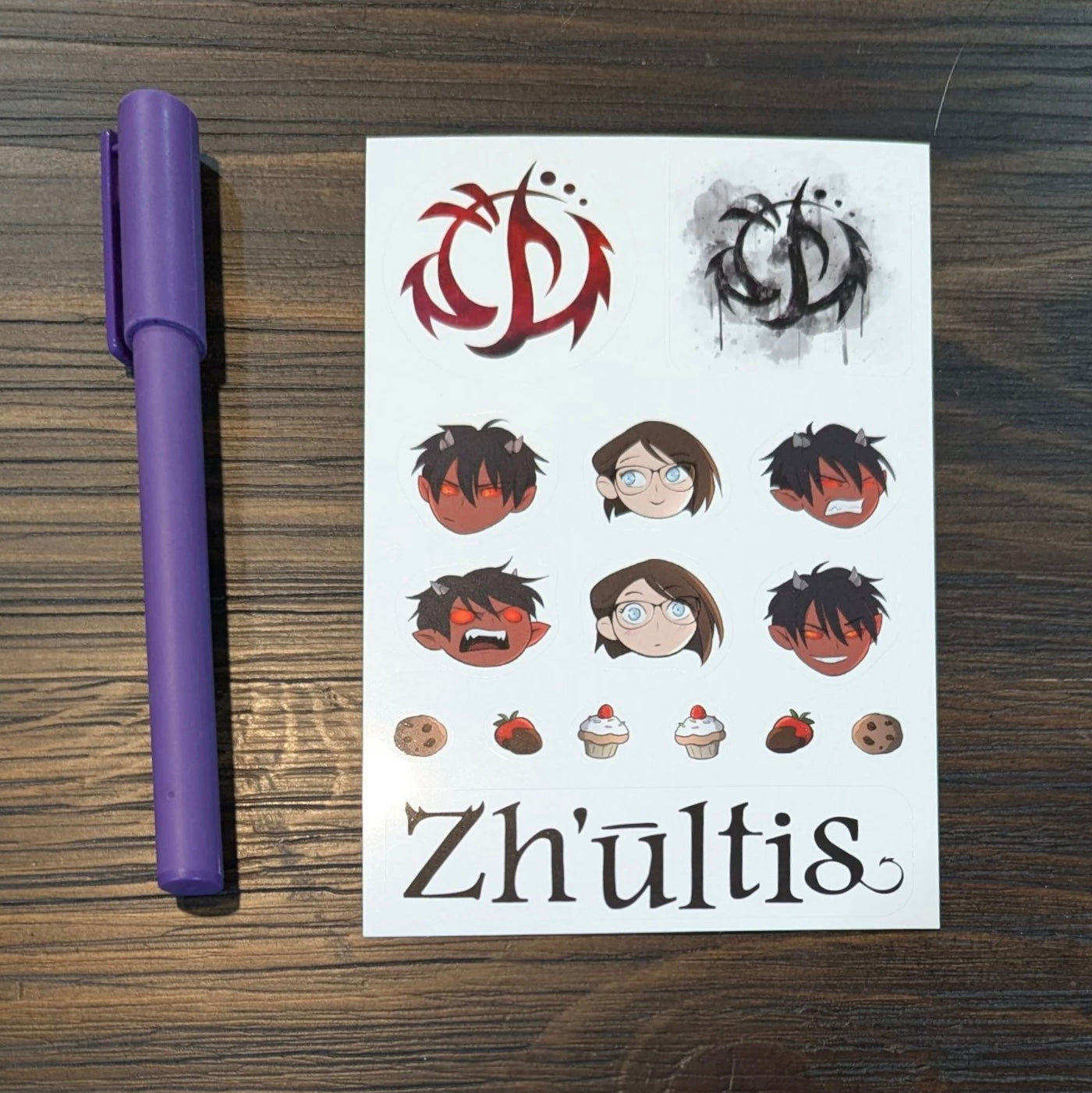 Demonized Sticker Sheet