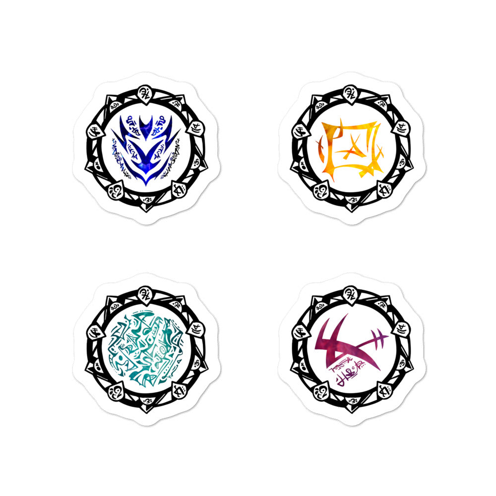 "Druid Tattoos" Sticker Set #1 (The Guild Codex)