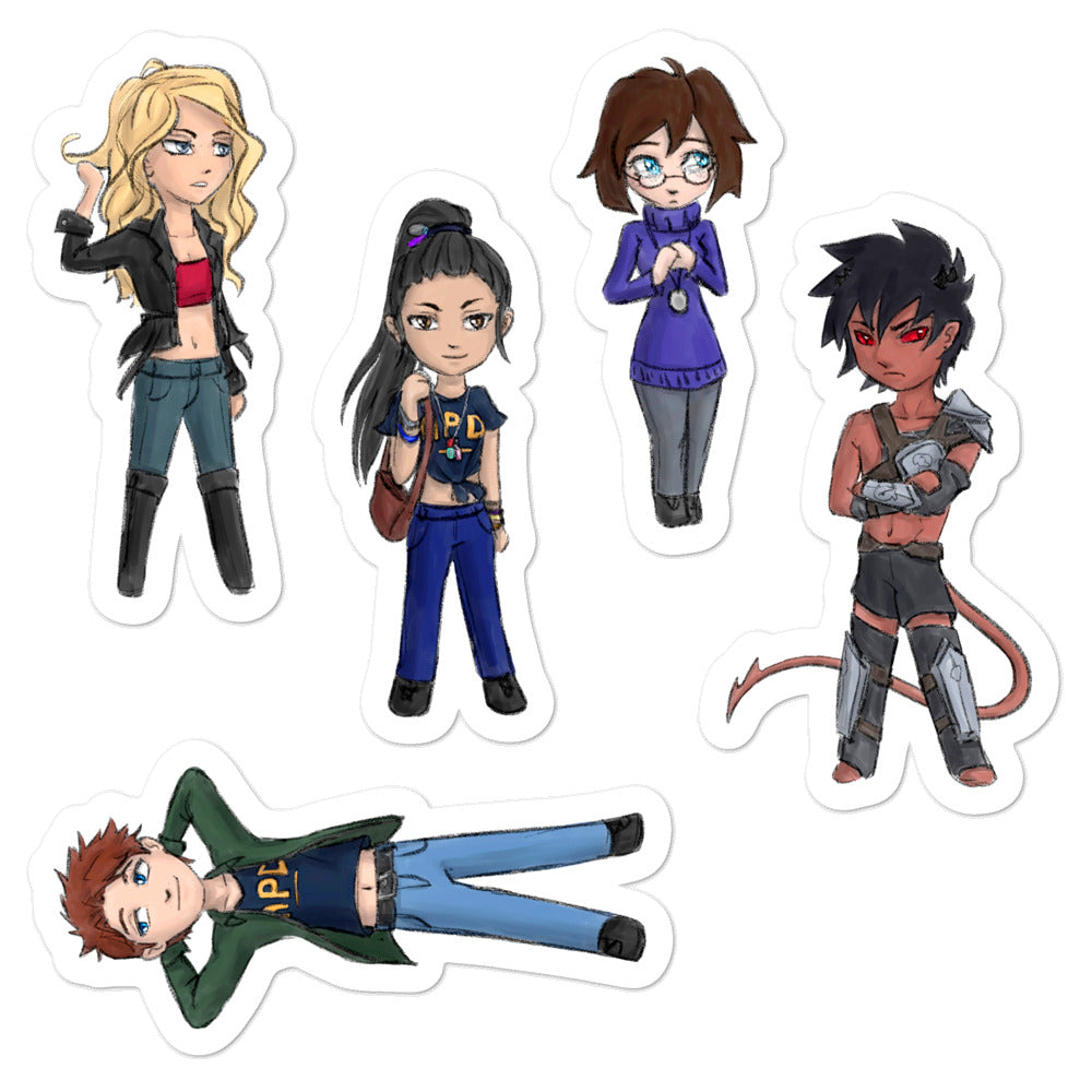 "The Chibi Codex" Sticker Set #2 (The Guild Codex)