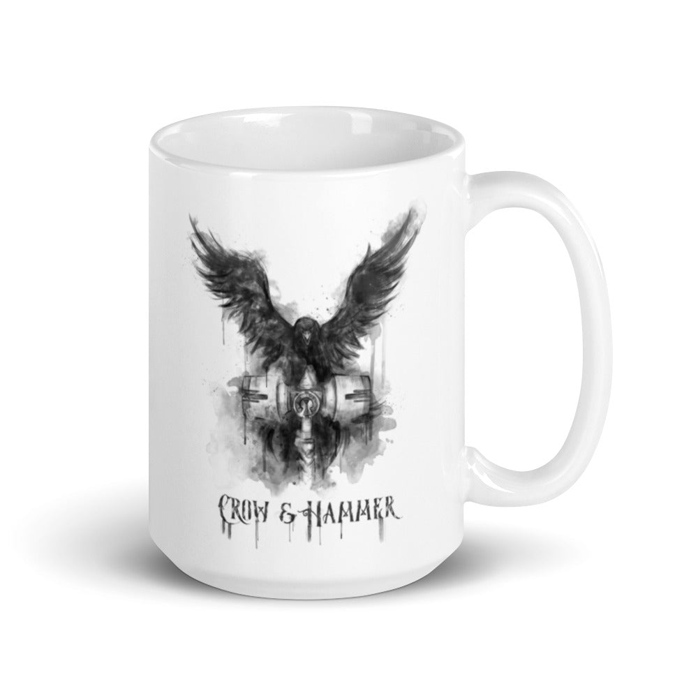 "Painted Crow & Hammer Logo" Mug (The Guild Codex)