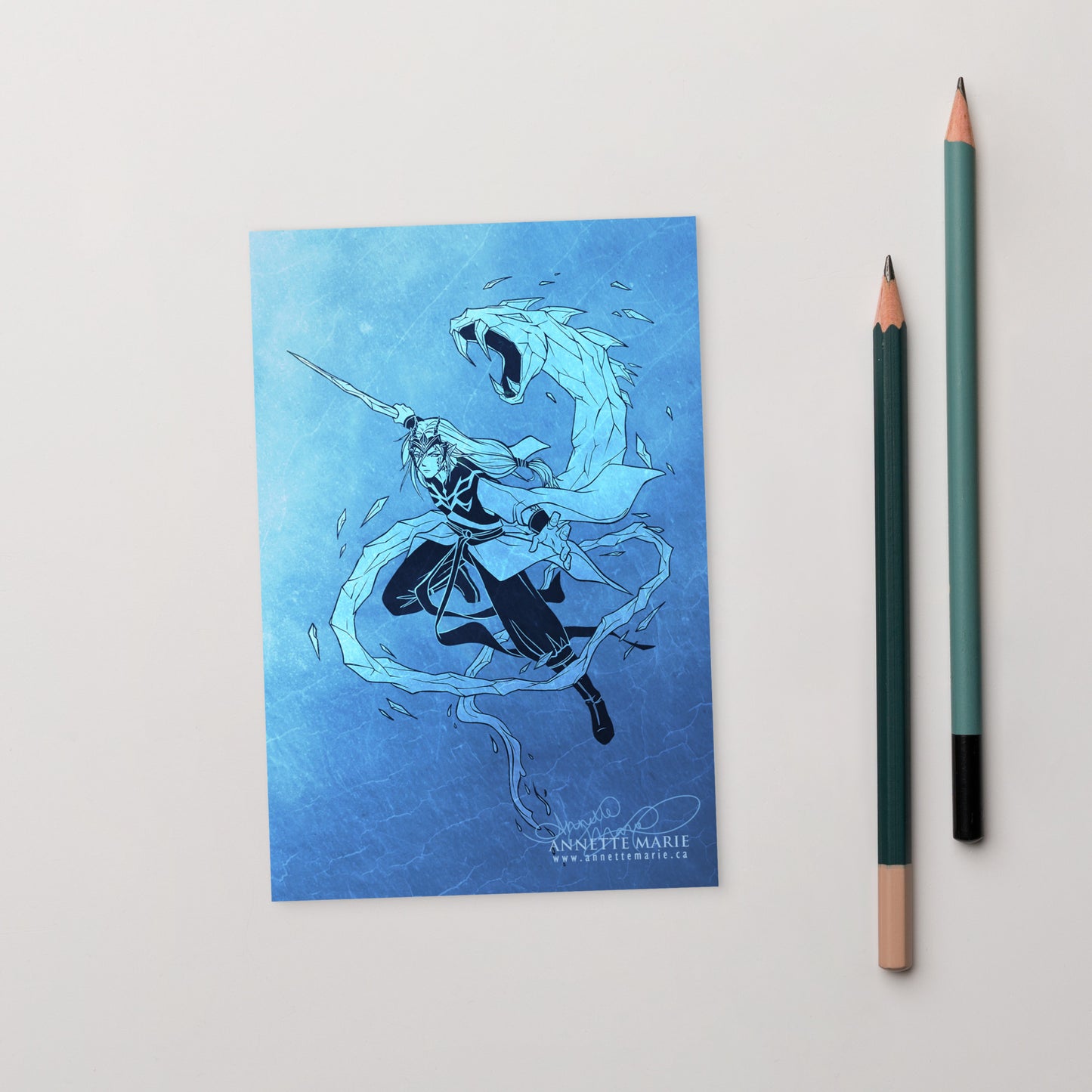 "Winter King" Art Card (The Guild Codex)