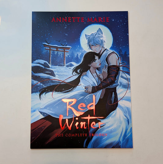 Red Winter Premium Art Card - Signed