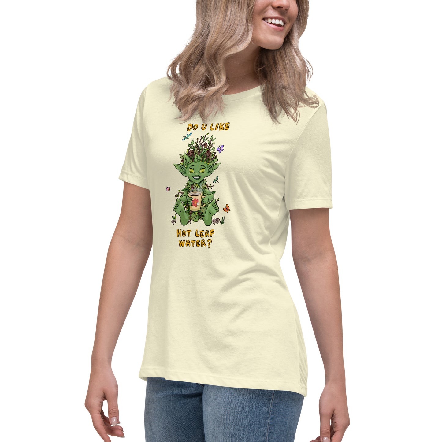 "Hot Leaf Water" Women's Relaxed T-Shirt (The Guild Codex)