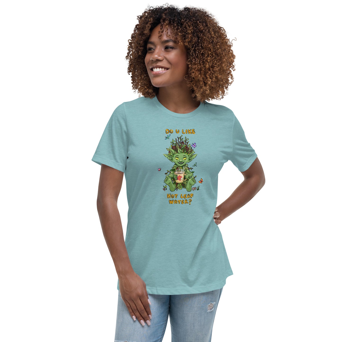 "Hot Leaf Water" Women's Relaxed T-Shirt (The Guild Codex)