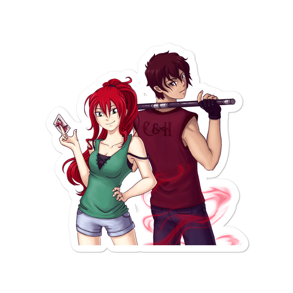 Anime Codex - Tori & Ezra Sticker (The Guild Codex)