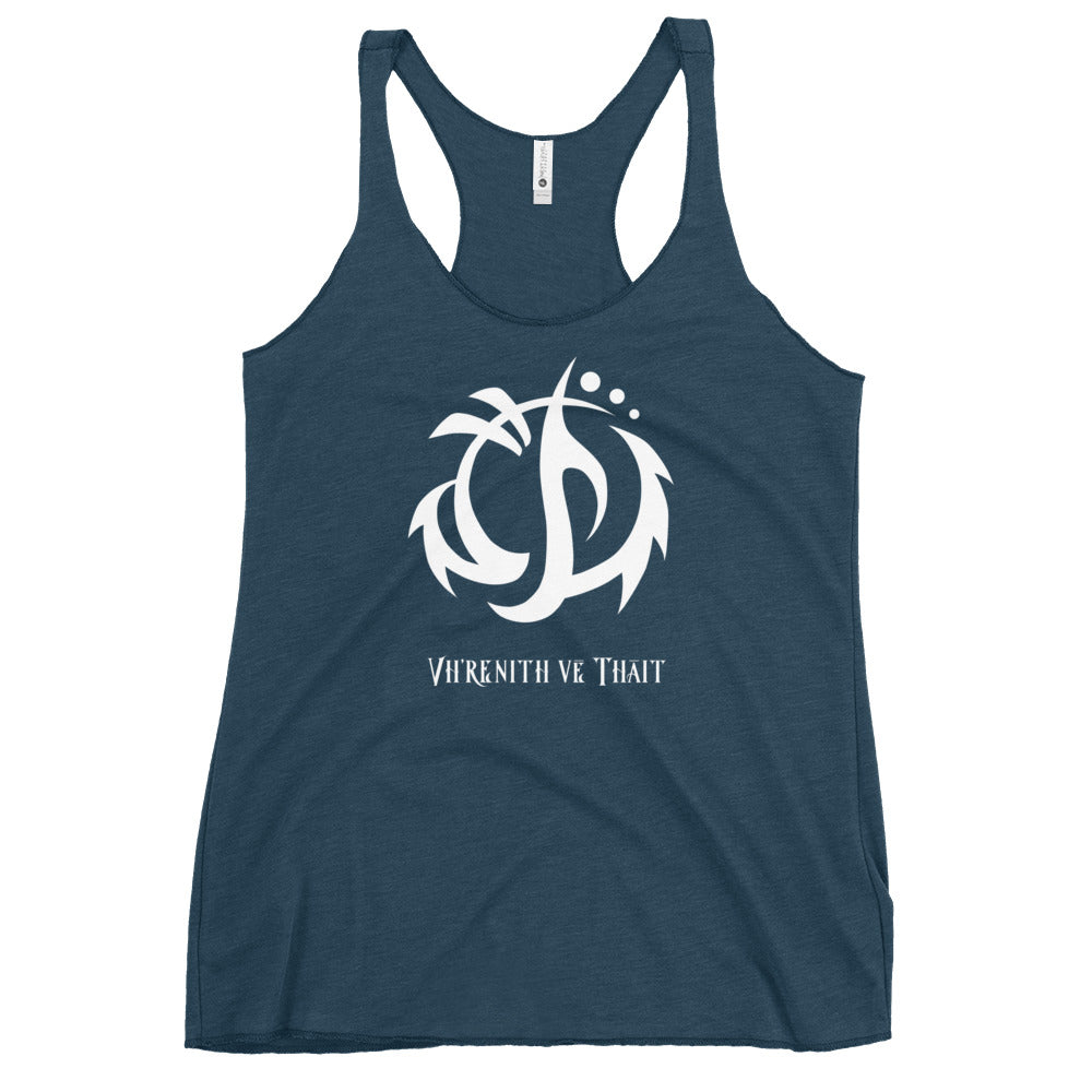 "Vh'renith ve Thait" Ladies' Racerback Tank (The Guild Codex)