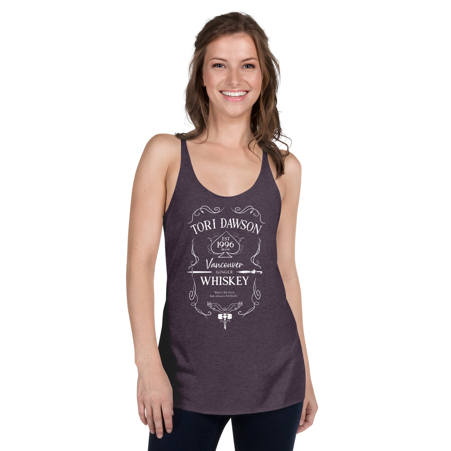 "Ginger Whiskey" Ladies' Racerback Tank (The Guild Codex)