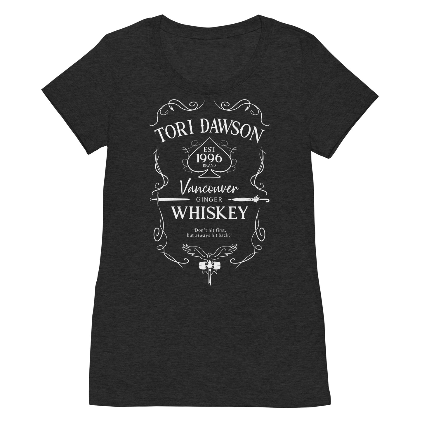 "Ginger Whiskey" Ladies' Fitted T-shirt (The Guild Codex)