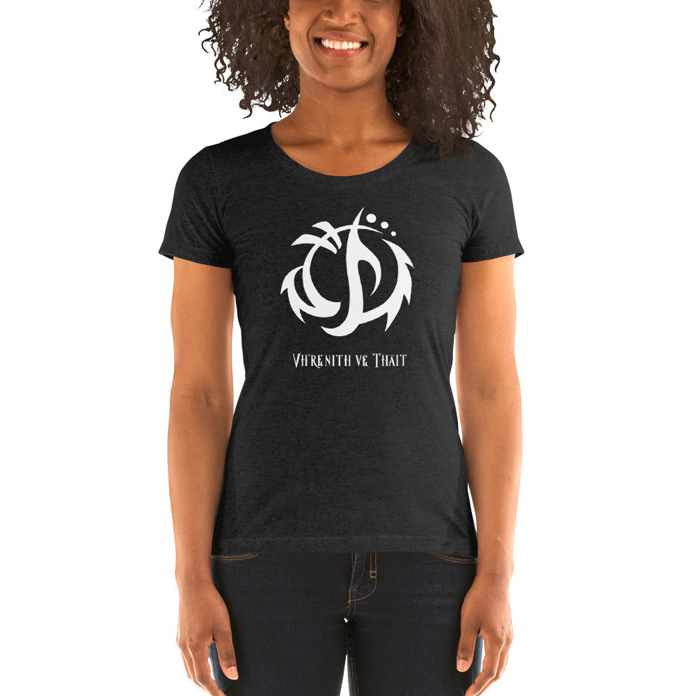 "Vh'renith ve Thait" Ladies' Fitted T-shirt (The Guild Codex)